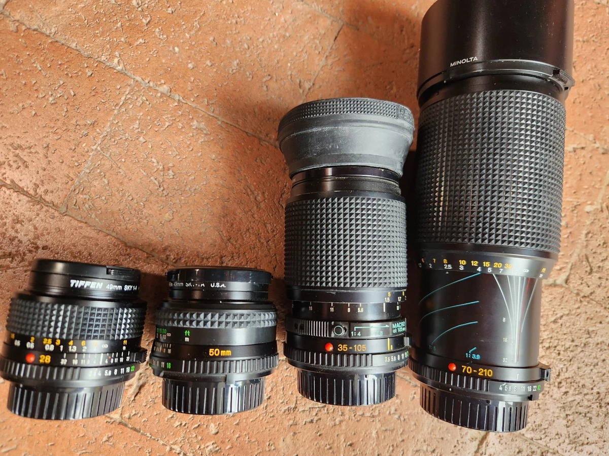 Minolta f/4 Camera Lenses 70-210mm Focal for sale | eBay