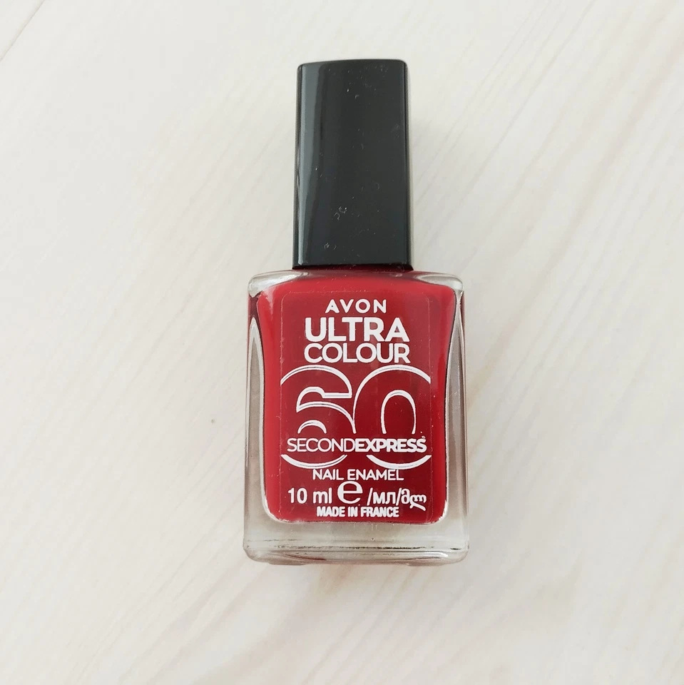 AVON Nagellack Ultra Colour 60 Seconds Express Lightening Red Rot Kirschrot