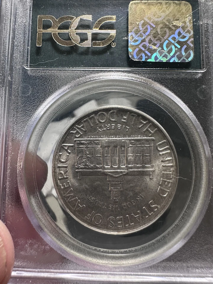 1946 Iowa Commemorative Silver Half Dollar PCGS MS65      Lot #827 - Image 3 of 4