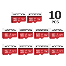 10 Pack 32GB Micro SD Card Micro SDHC UHS-I Class 10 TF Memory Card Read 70MB/s