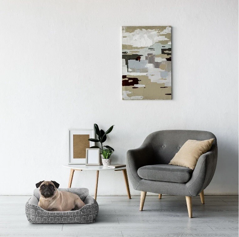 "Vibrant Life Lounger cama para mascotas, pequeña, negra, 21"" x 17""" Foto 2 de 4