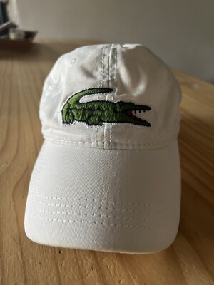 【関税&送料込】Lacoste Baseball Hat With Logo LACOSTE UNISEX SPORT CONTRAST BORDER LIGHTWEIGHT CAP DAD HAT