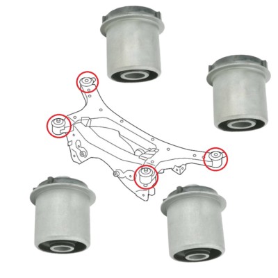 Busches Silentblocs Für Hinterachse Unterchassis Nissan Serena C25 C26 KIT0371