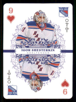 2022-23 O-Pee-Chee Playing Cards #9HEARTS Igor Shesterkin