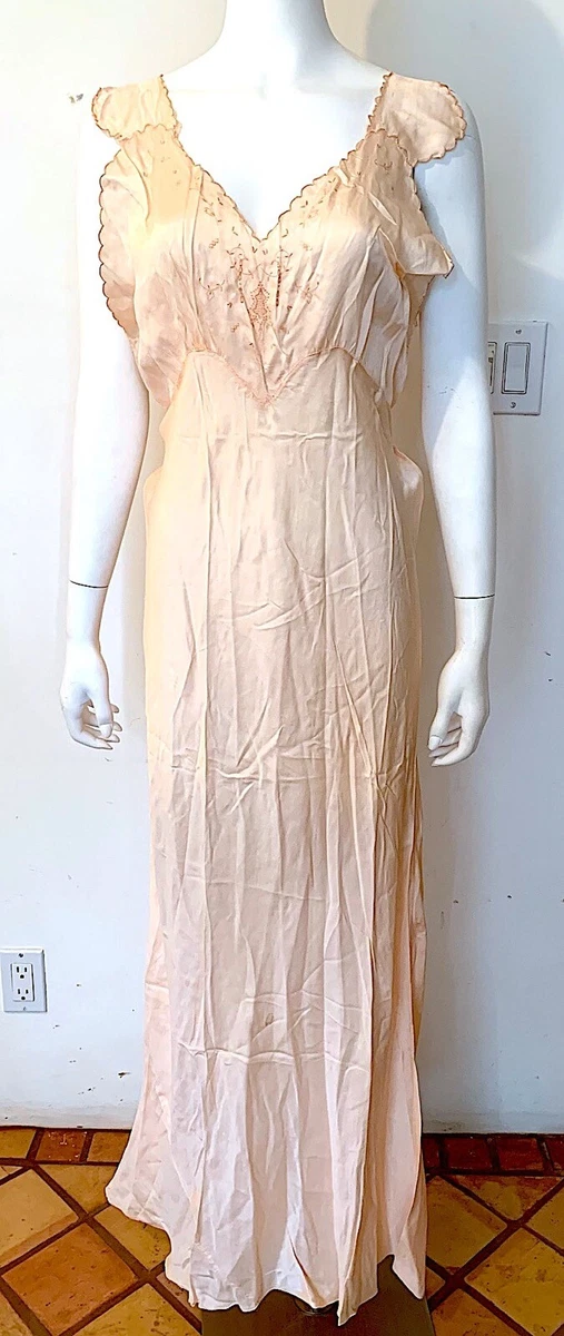Vintage top satin nightgown