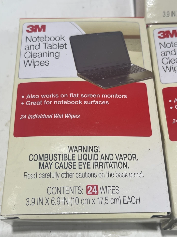3M Computer Screen And Monitor Cleaning Wipes - 24 Pack X 4 = 96 Wipes - Image 3 of 3