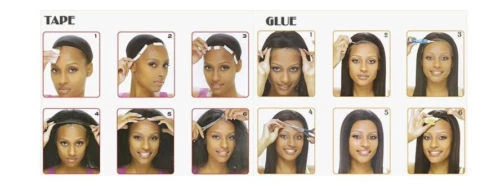 100%印度Remy头发全/前花边人类假发卷曲12-22英寸 — 第 4/4 张图片