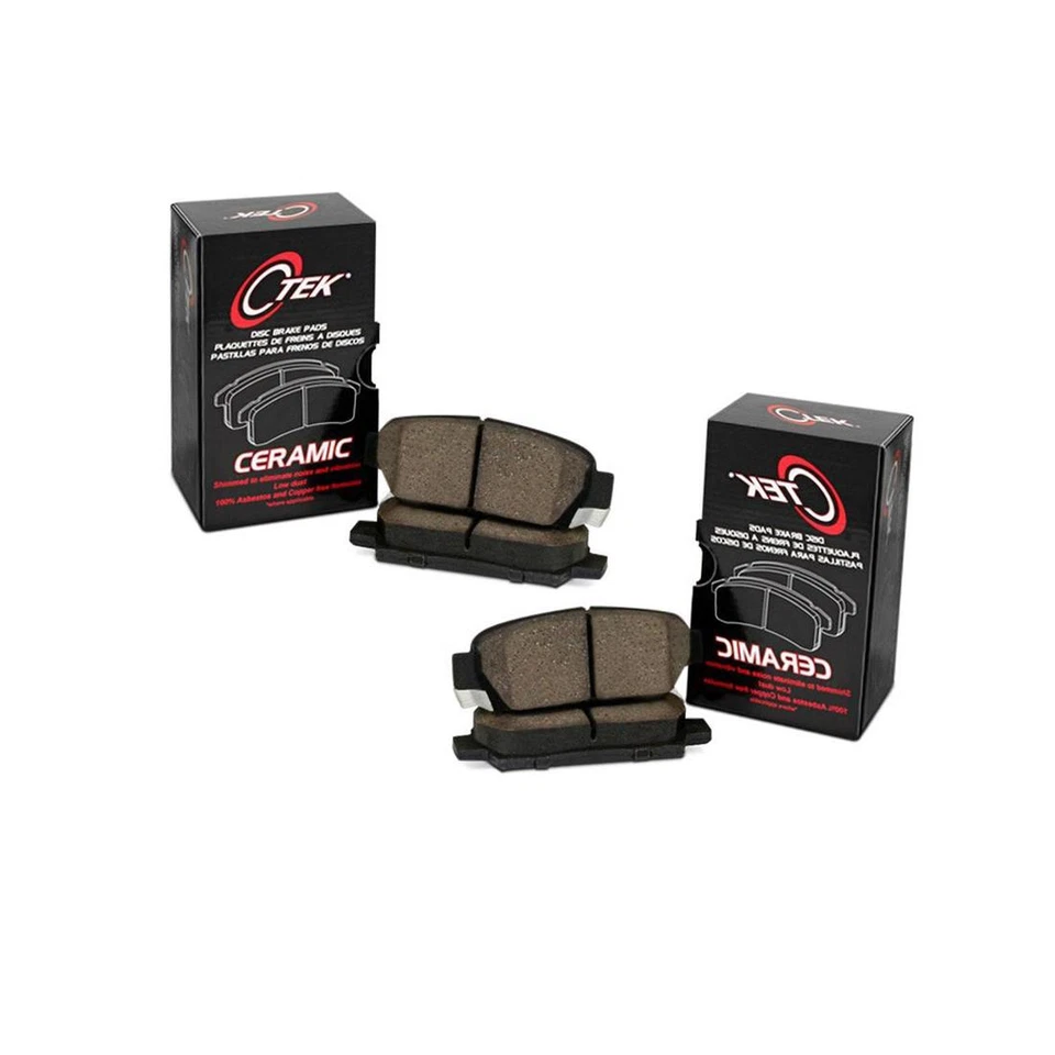 Juego de 2 pastillas de freno delanteras + traseras de cerámica para Acura TL 2009 2010 2011 2012 2013 2014 Foto 2 de 4