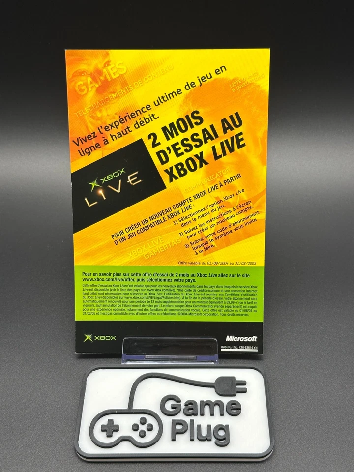 Original Xbox Live 2 Monat Probemitgliedschaft Xbox Classic 9 STÜCK - Bild 4 von 4