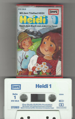 MC HEIDI - Hörspiel - mit Titiellied HEIDI - EUROPA FOLGE 1 Madelein Stolze 
