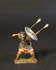 JOHN JENKINS VIKINGS  SAXONS SX-58A ANGLO SAXON FRYDMAN DEFENDING WITH SPEAR
