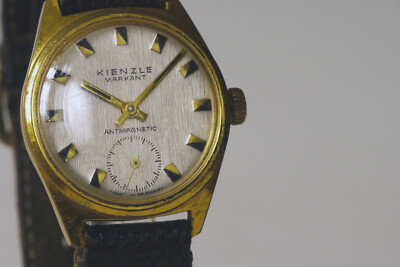 KIENZLE MARKANT HERRENUHR, HANDAUFZUG, 60er Jahre, läuft, kleine Sekunde