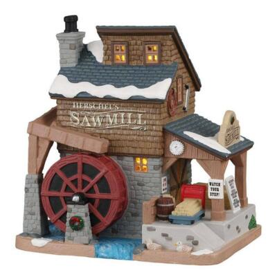 Lemax Christmas HERSHEL'S SAWMILL #05625 NRFB Vail Village Lit Bldg Retired *