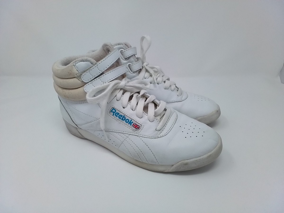 Vintage 80s/90s Reebok Classic Freestyle Hi Top Women Shoes Sneakers Sz 7.5 Vintage 80s/90s Reebok Classic Freestyle Hi Top Women Shoes Sneakers Sz 7.5