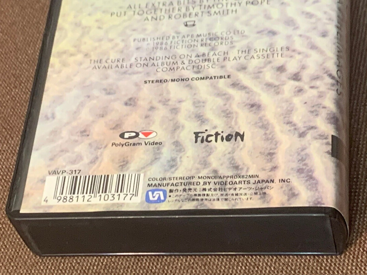 THE CURE Staring At The Sea The Images JAPAN VHS VIDEO TAPE VAVP