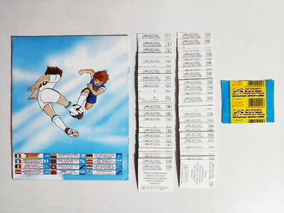 Album Captain Tsubasa Panini + 240 Stickers Complete Set Super