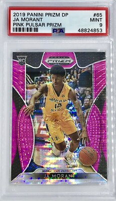 2019-20 Panini Ja Morant Prizm Pink Pulsar Rookie Rc PSA 9 Mint 
