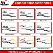 MARGALLA Professional Dental Pliers Orthodontic Braces Wire Bending Loop Forming