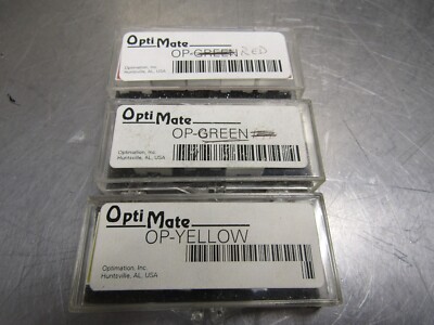 Opti-Mate OP-RED x 5, OP-YELLOW x 4, OP-GREEN x 3
