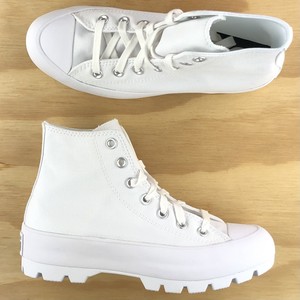 Converse Chuck Taylor All Star Lugged White Platform Sneakers 565902C Size  7 | eBay
