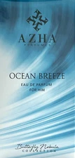 AZHA PERFUMES OCEAN BREEZE EAU DE PARFUM SPRAY FOR MEN 3.3 Oz / 100 ml BRAND NEW