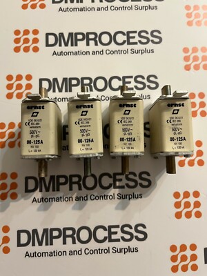 4 X ERNST 125A SICHERUNG VDE 0636/21 NV100 KONVOLUT 