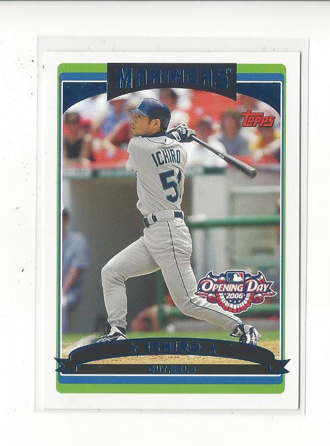 2006 Topps Opening Day #58 Ichiro Suzuki Mariners