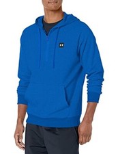 Under Armour Men's Rival Fleece 1/2 Zip Hoodie -Blue SZ XL NWT