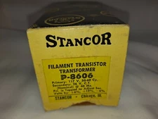 New open box Stancor P 8606 filament transformer transformer vintage P-8606