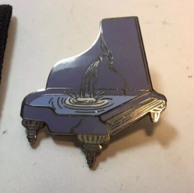 Vintage ACME Studio SALVADOR DALI MUSEUM  Piano  Enamel Cloisonné Brooch NEW
