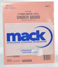 Mack 1011 3 Year Extended Warranty for Digital Still Camera under 6000
