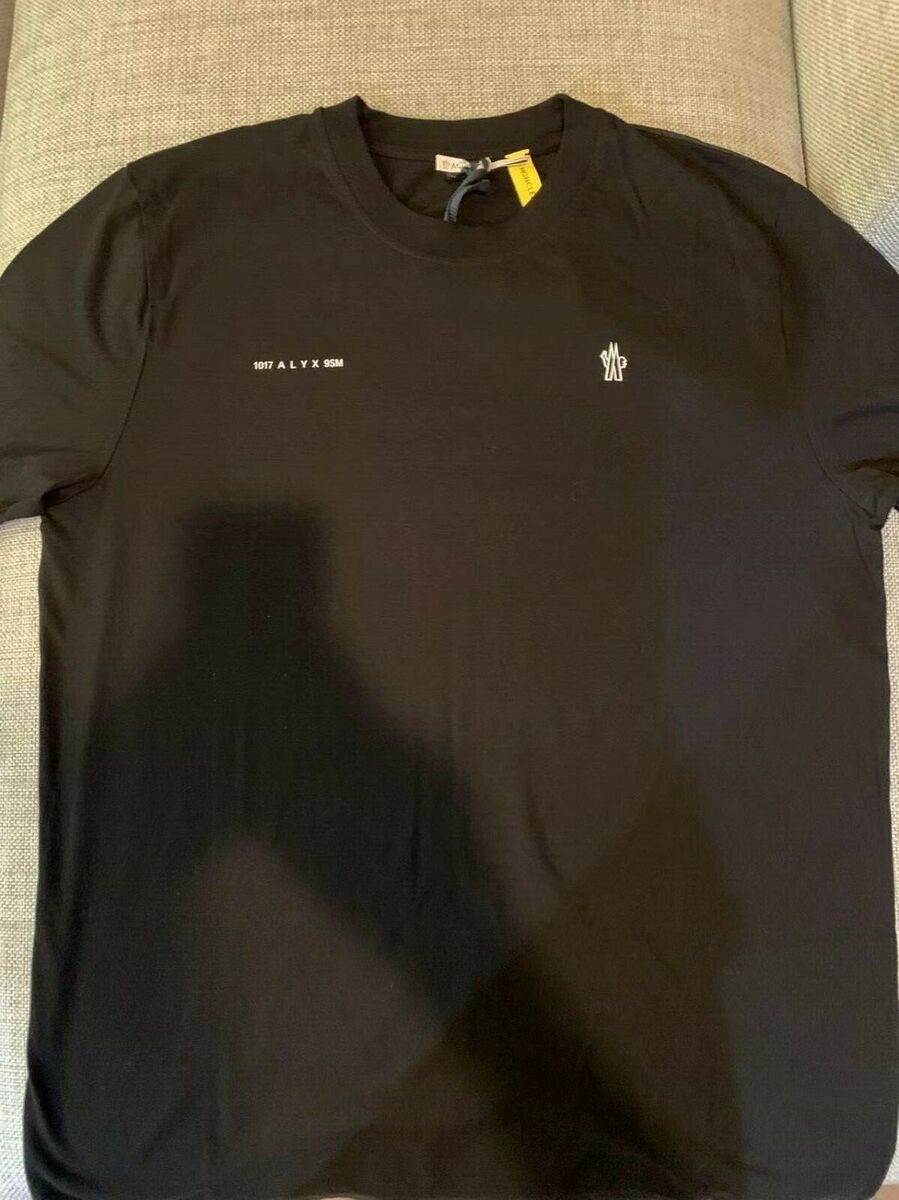 MONCLER GENIUS 6 MONCLER T-Shirt Size L Black With Tags for MONCLER GENIUS 6 MONCLER T-Shirt Size L Black With Tags for
