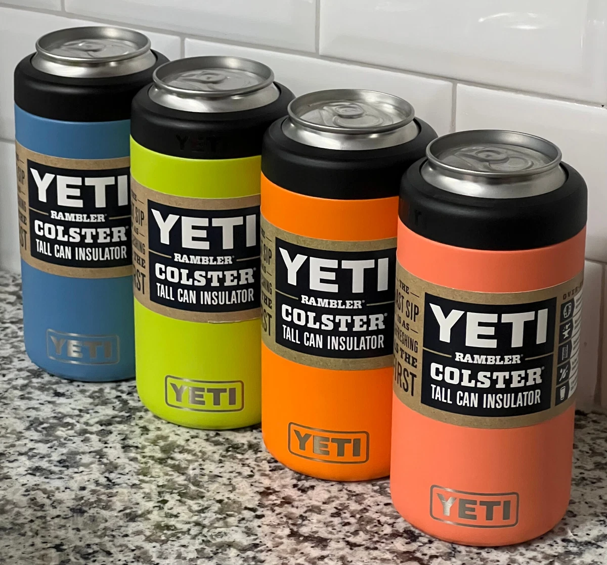 YETI Rambler Colster Slim Can Insulator - Coral