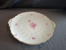 Hutschenreuther Dresden  Gebäckteller,Servierteller  mit Handhaben Porzellan
