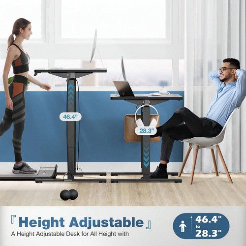 Electric Adjustable Height Standing Desk - 55 X 24 Inch Sit-Spring discount - Picture 21 of 36
