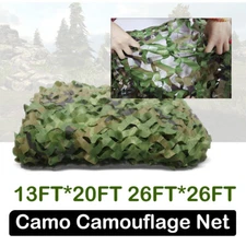New 13-26ft Camping Mesh Netting Military Sunshade Camouflage Hunting Car Cover