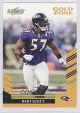 2007 Score Gold Zone 167/600 Bart Scott #183 0b9