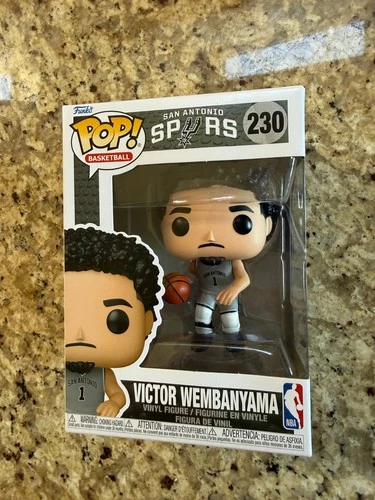 Funko Pop NBA 230 Victor Wembanyama San Antonio Spurs Vinyl Figure