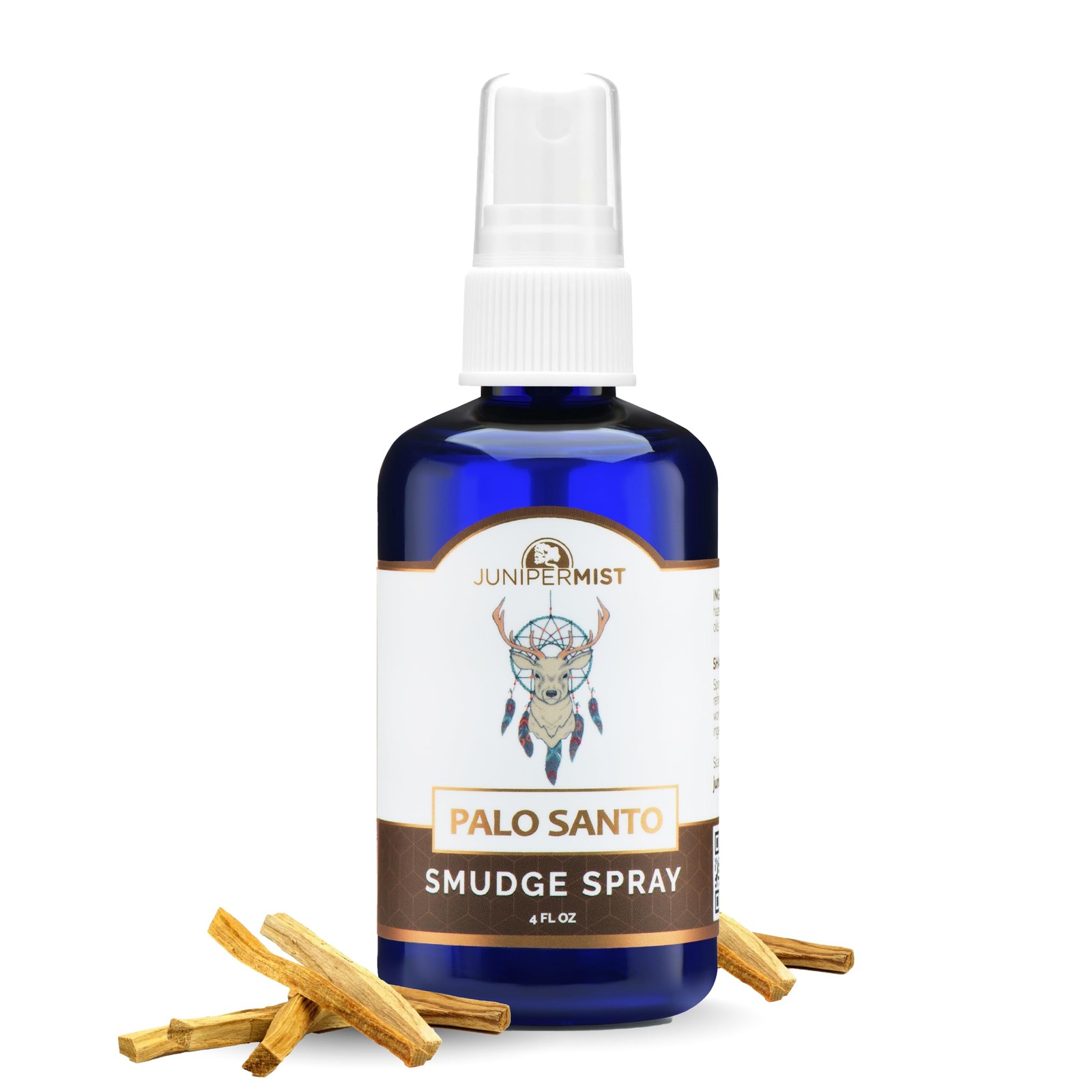 Sage & Palo Santo Smudge Spray 4oz - Cleansing, Meditation, 