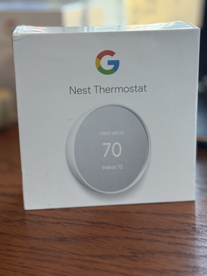 #ad #ad ⭐️Google Nest Smart Programmable Wifi Thermostat Snow White SEALED $72.50