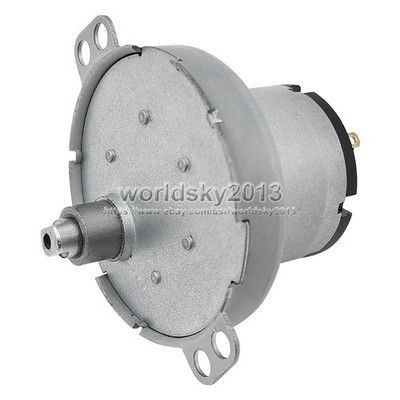 DC6V-12V Metal Gearbox Speed Reduction Gear Motor JS-520 Bead Polishing Machine 