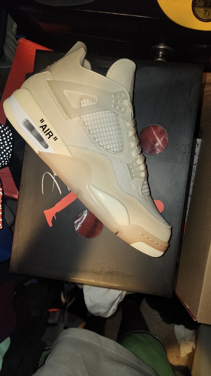 DS Jordan x Off-White 4 Sz 10.5 Men display picture 3