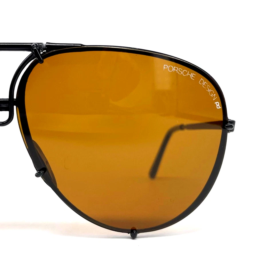 Vintage PORSCHE DESIGN By CARRERA 5623 Sunglasses - Austria 80's - Black / Brown - Image 3 of 4