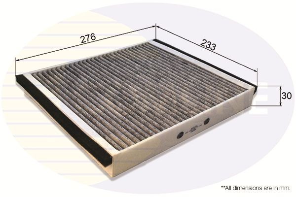 Cabin Air Filter Fits Chevrolet Zafira Vauxhall Astra Opel Astra COMLINE EKF123A