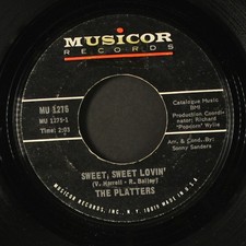 PLATTERS: sweet, sweet lovin' / sonata MUSICOR 7" Single 45 RPM