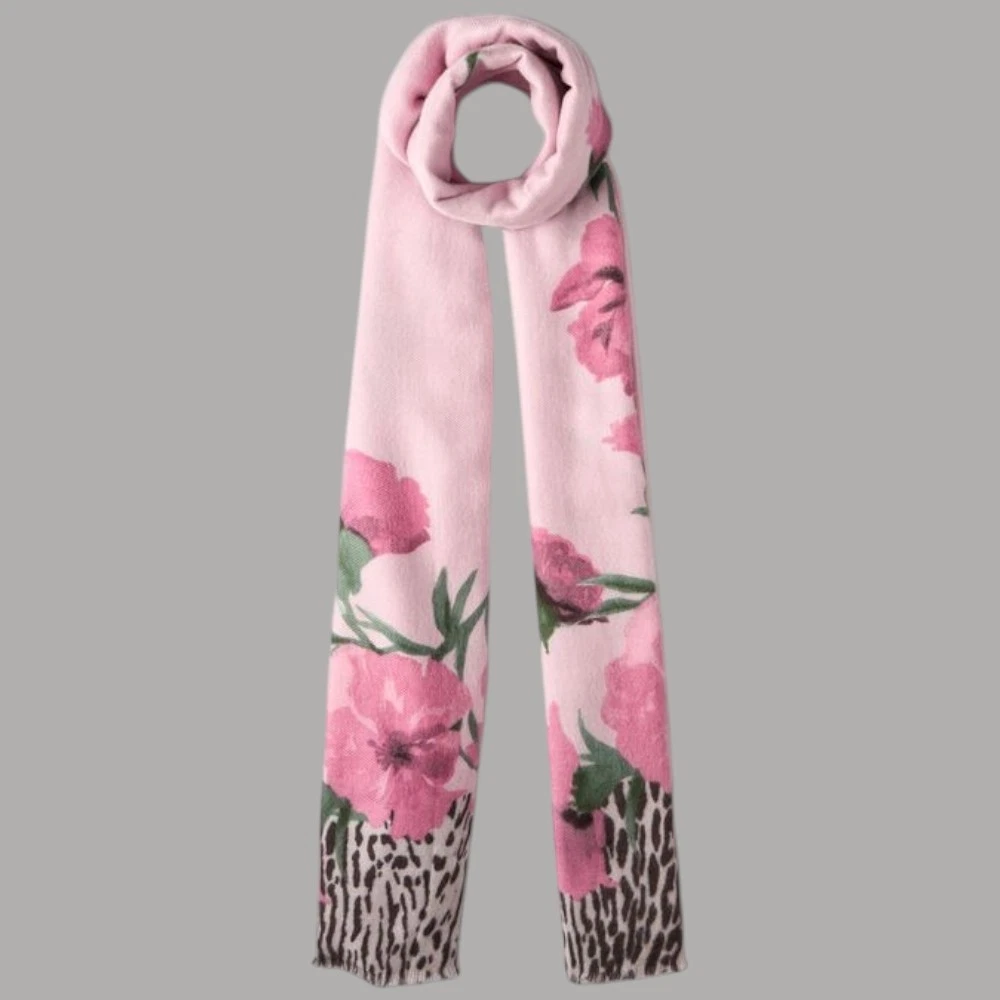 Sciarpa Seta 100% Donna Donna Tinta Unita 100% Seta Di Gelso Scaldacollo Colletto Faux Fazzoletti Da Collo Collo Sciarpa Cerchio Loop Sciarpe(Viola Sciarpa Floreale Viola