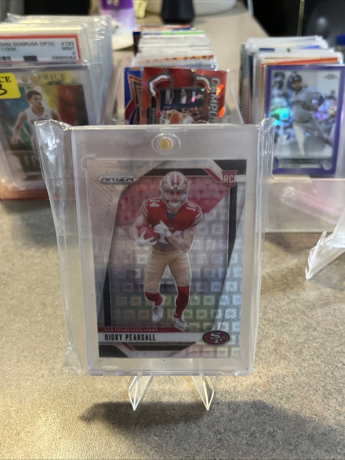 2024 Panini Prizm #383 RICKY PEARSALL Pandora /400 Rookie RC 49ers Silver