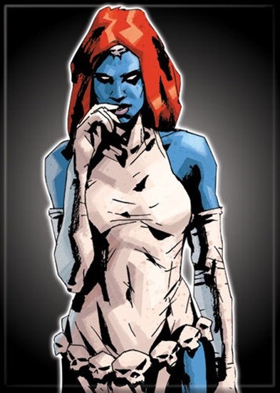 Marvel Comics X-Men Mystique Standing Figure Comic Art