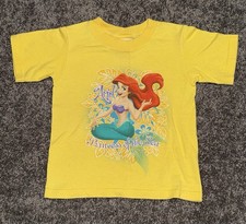 Vintage Y2K Disney Store Little Mermaid Ariel Shirt Youth Sz XXS Princess Of Sea