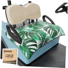 Golf Cart Seat Covers, Thickened Golf Cart Seat Towel 100 Microfiber , Leaf